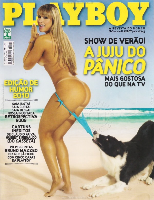 Juju Salimeni pelada nua na Playboy em fotos e vídeo