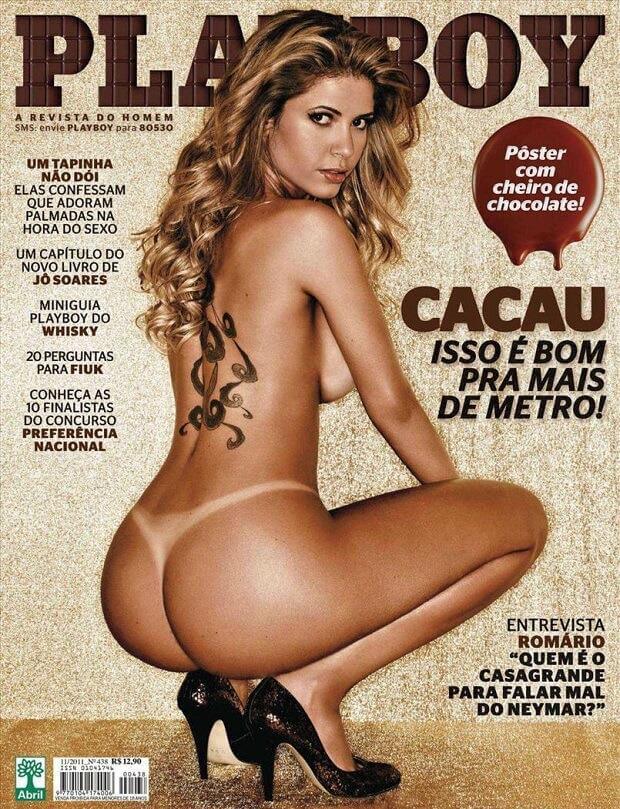 Cláudia Colucci a Cacau do BBB10 pelada na Playboy