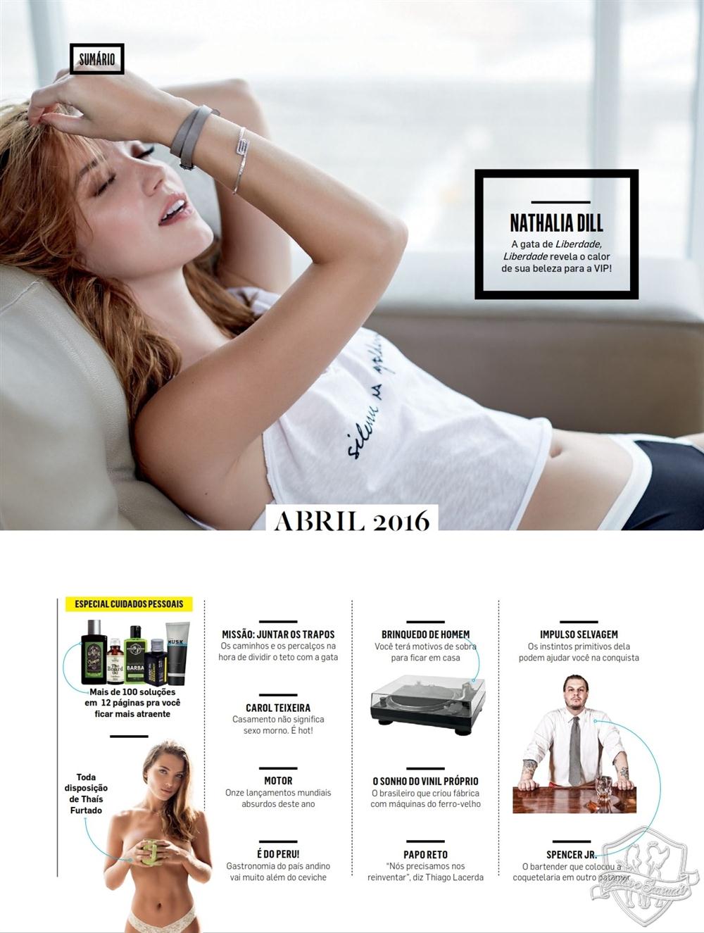 Nathalia Dill semi nua na Revista Vip de Abril 2016 (2)