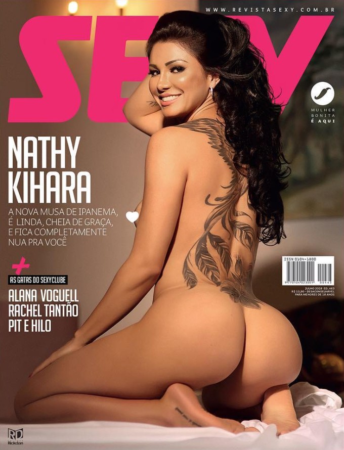 Nathy Kihara nua pelada na Sexy de Julho 2018